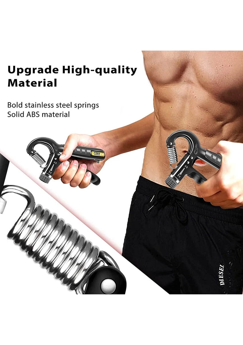 Sayaçlı El Yayı 60 kg - 5 kg Ayarlanabilir 1 Adet El Yayı Bilek Kas Güçlendirici